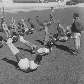 Vicente Feola comando treino para a Copa do Mundo de 1958 Vicente Feola comando treino para a Copa do Mundo de 1958