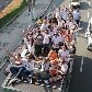 Campeã da Superliga, equipe festeja pelas ruas de Osasco