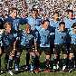 O time posado do Uruguai antes de partida das Eliminatórias da Copa 2010 O time posado do Uruguai antes de partida das Eliminatórias da Copa 2010