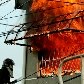 Bombeiros lutam para combater fogo em empresa na zona norte de SP Bombeiros lutam para combater fogo em empresa na zona norte de SP
