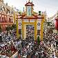 A procissão do dia de Corpus Christi em Sevilla, na Espanha A procissão do dia de Corpus Christi em Sevilla, na Espanha