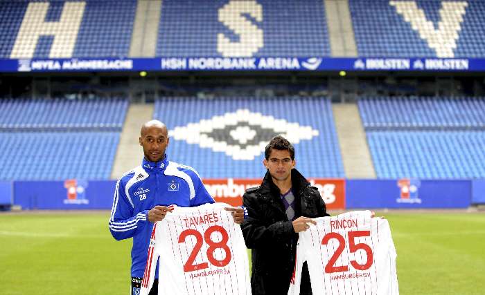 Mickael Tavarez e Tomás Rincón são apresentados no Hamburgo