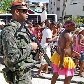 Confronto e tensão tomam conta da greve dos policiais militares da Bahia Confronto e tensão tomam conta da greve dos policiais militares da Bahia