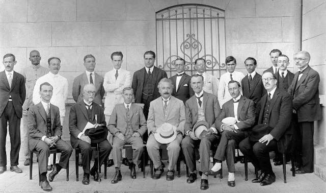 Einstein no campus do Observatório Nacional