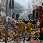 Confira imagens do incêndio que destruiu sete lojas da rede Caçula no Rio 