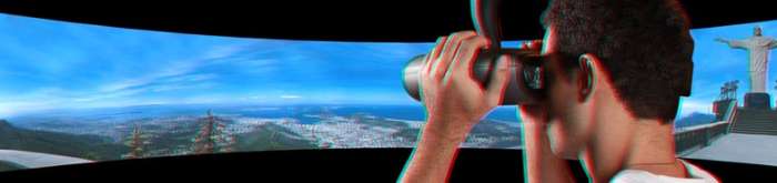 Notícias e reportagens podem utilizar imagens em 3D, como esta do caderno Link