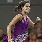 Ana Ivanovic comemora vitória na Austrália Ana Ivanovic comemora vitória na Austrália