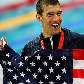 Phelps é cercado por fotógrafos