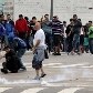 Camelôs enfrentam policiais militares na região central de SP 