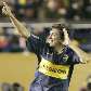 Cardozo comemora gol do Boca no Mundial Cardozo comemora gol do Boca no Mundial