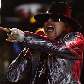 Axl Rose durante apresentação da banda Guns