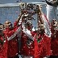 Os jogadores da Sérvia comemoram a conquista da Copa Davis, após vencerem a França por 3 a 2 Os jogadores da Sérvia comemoram a conquista da Copa Davis, após vencerem a França por 3 a 2