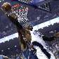 Dwight Howard faz cesta durante vitória do Magic sobre o Bobcats por 92 a 77, nos playoffs da NBA Dwight Howard faz cesta durante vitória do Magic sobre o Bobcats por 92 a 77, nos playoffs da NBA