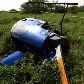 Confira imagens do helicóptero que fez pouso forçado em SP Confira imagens do helicóptero que fez pouso forçado em SP