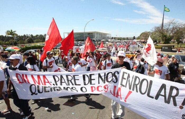 Protestos dos servidores seguem por todo o País 