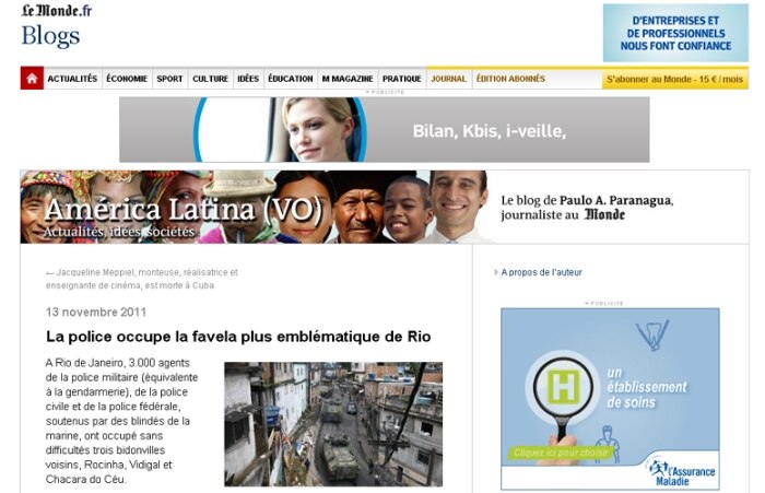 Confira o que a imprensa internacional falou sobre a ocupação da Rocinha