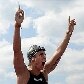 Húngara vence a maratona aquática; Poliana Okimoto passa mal e desiste Húngara vence a maratona aquática; Poliana Okimoto passa mal e desiste