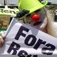 Manifestantes protestam contra Renan Calheiros em Brasília 
