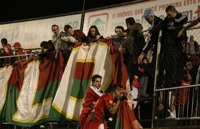 Alegria da torcida contagiou todos os presentes no Canindé