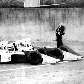 Ayrton Senna reclama de Alain Prost após batida no GP do Japão de 1989 Ayrton Senna reclama de Alain Prost após batida no GP do Japão de 1989