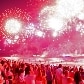 Queima de fogos no Reveillon da praia de Copacabana, Rio de Janeiro. 01/01/2013 