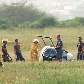 Um helicóptero fez um pouso forçado no Campo de Marte, em fevereiro de 1999