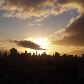 Por do sol visto do bairro da Mooca em São Paulo.12/10/2011
