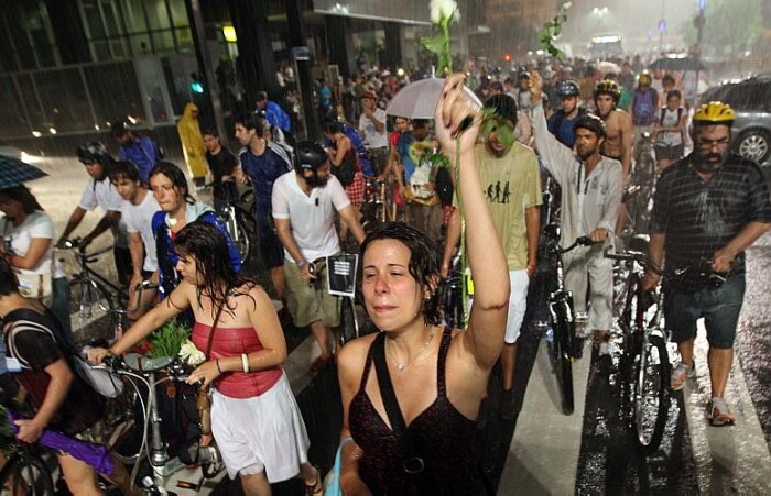 80% das faixas para bikes em SP são só para lazer