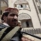 Seguranças do líder iemenita Sadiq al-Ahmar em Sanaa, Iêmen