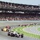 Arie Luyendyk lidera após a largada da Indy 500 de 1999 Arie Luyendyk lidera após a largada da Indy 500 de 1999