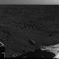 Imagem tirada pela Phonix mostra parte o horizonte do pólo norte de Marte