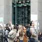 Porta de entrada do Fórum João Mendes fechada por conta da greve do Judiciário. 10/06/2010