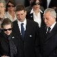 Filho e mulher de José Alencar são acompanhados pelo atual vice, Michel Temer, durante velório Filho e mulher de José Alencar são acompanhados pelo atual vice, Michel Temer, durante velório