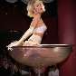 A socialite Paris Hilton apresenta-se no Pure Nightclub em Las Vegas A socialite Paris Hilton apresenta-se no Pure Nightclub em Las Vegas