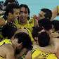 Brasileiros celebram a medalha de ouro no Mundial de Vôlei, na Itália Brasileiros celebram a medalha de ouro no Mundial de Vôlei, na Itália