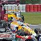 Renault de Nelsinho Piquet é retirado após saída de pista na Alemanha