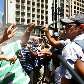 Durante protesto, moradores do Jardim Romano entram em confronto com a polícia