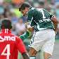 Diego Souza marca de cabeça o primeiro gol do Palmeiras na vitória sobre o Mogi Mirim por 5 a 1 pelo