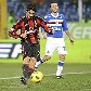 Copa da Itália: Pato chuta para fazer seu segundo gol para o Milan nos 2 a 1 na Sampdoria