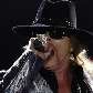 Axl Rose durante apresentação da banda Guns Axl Rose durante apresentação da banda Guns