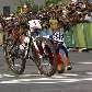 Frances Julien Absalon beija o solo de Pequim ao vencer a prova de Mountain Bike Frances Julien Absalon beija o solo de Pequim ao vencer a prova de Mountain Bike