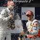 Hamilton e Heidfeld comemoram no pódio na Austrália Hamilton e Heidfeld comemoram no pódio na Austrália