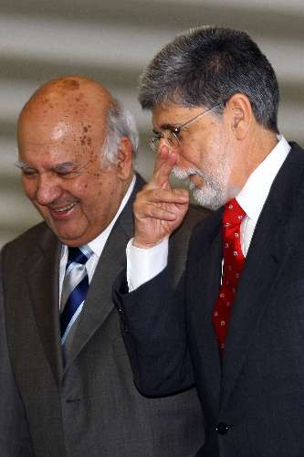 Amorim recebe chanceler paraguaio