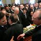 Renan Calheiros e Aécio Neves no velório de ACM