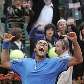 Francês Jo-Wilfried Tsonga faz a festa da torcida em Paris Francês Jo-Wilfried Tsonga faz a festa da torcida em Paris