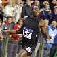 Bolt comemora conquista do ouro na etapa de Bruxelas da Golden League 