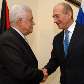 Abbas encontra Olmert