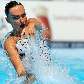 Russa Natalia Ishchenko exibe sua performance na final do nado sincronizado Russa Natalia Ishchenko exibe sua performance na final do nado sincronizado