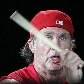 Baterista Chad Smith do Red Hot Chili Peppers se fere durante show Baterista Chad Smith do Red Hot Chili Peppers se fere durante show