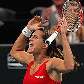 Amelie Mauresmo comemora vitória e vaga na final no Torneio de Paris Amelie Mauresmo comemora vitória e vaga na final no Torneio de Paris